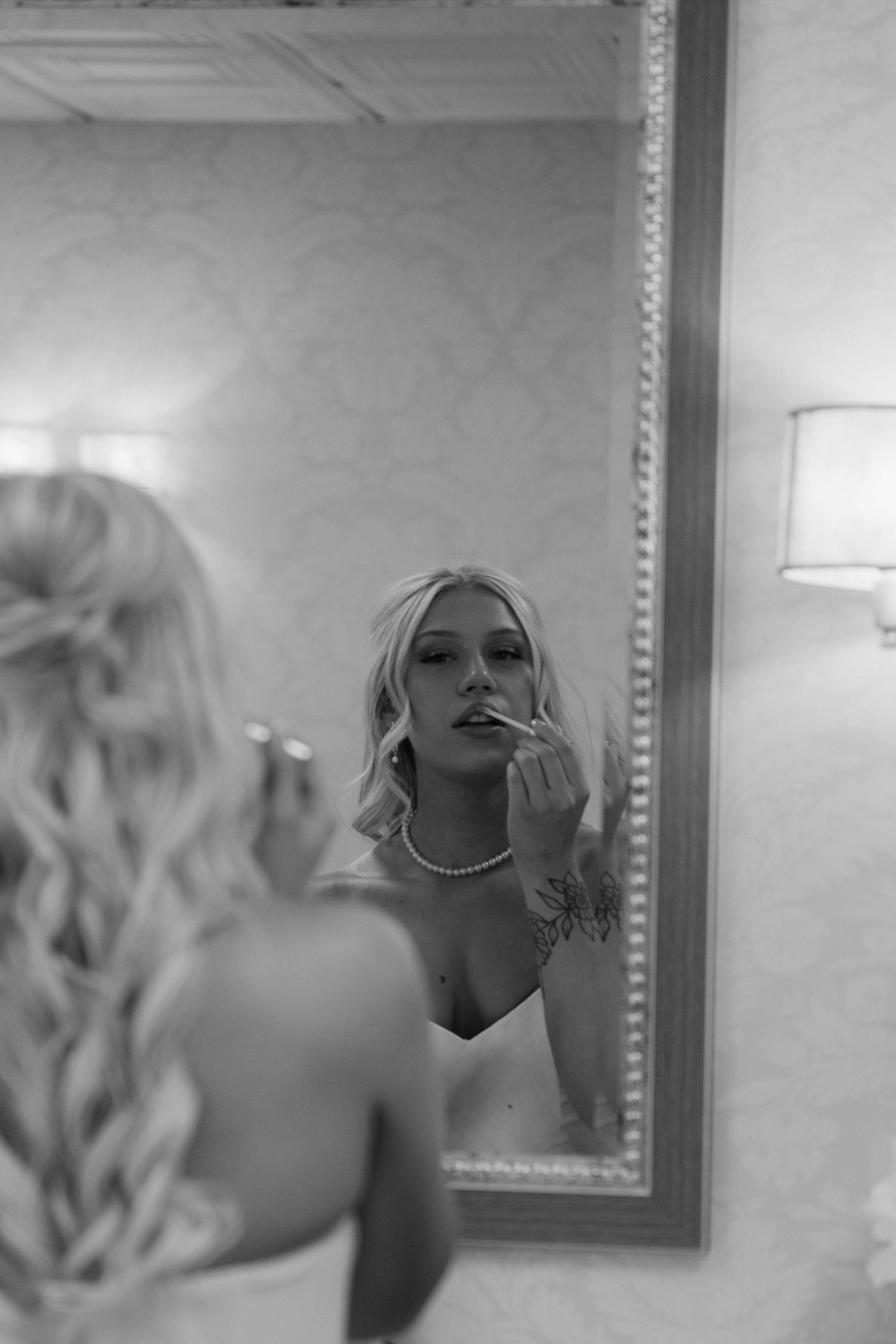 Candid and styled wedding detail shots at Rush Creek Golf Course in Maple Grove, MN, featuring emotional moments with friends and family