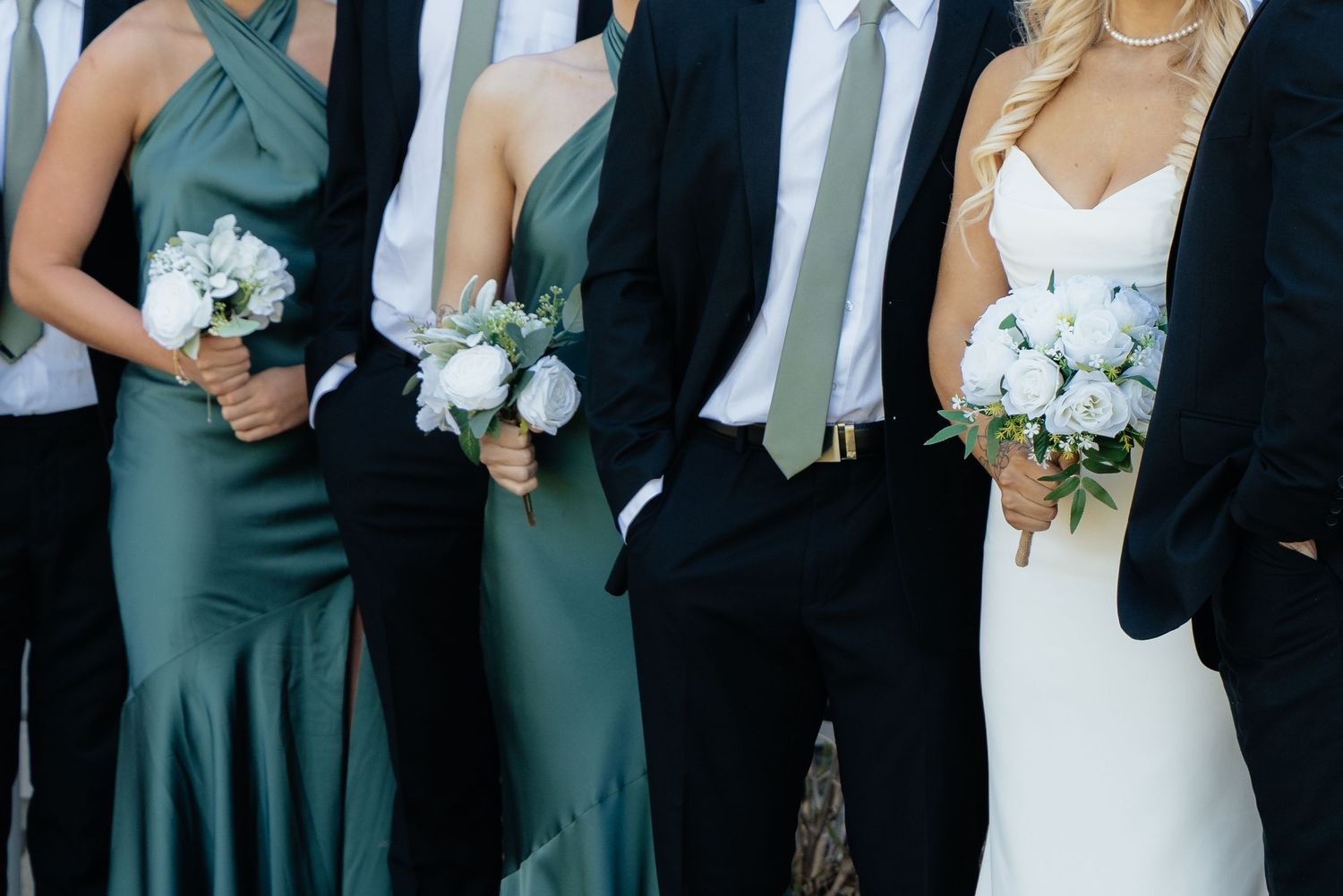 Collection of wedding day detail shots at Rush Creek Golf Course in Maple Grove, MN, including bridal accessories, florals, and more