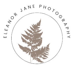 Eleanor Jane Photography's logo featuring 2 ferns.