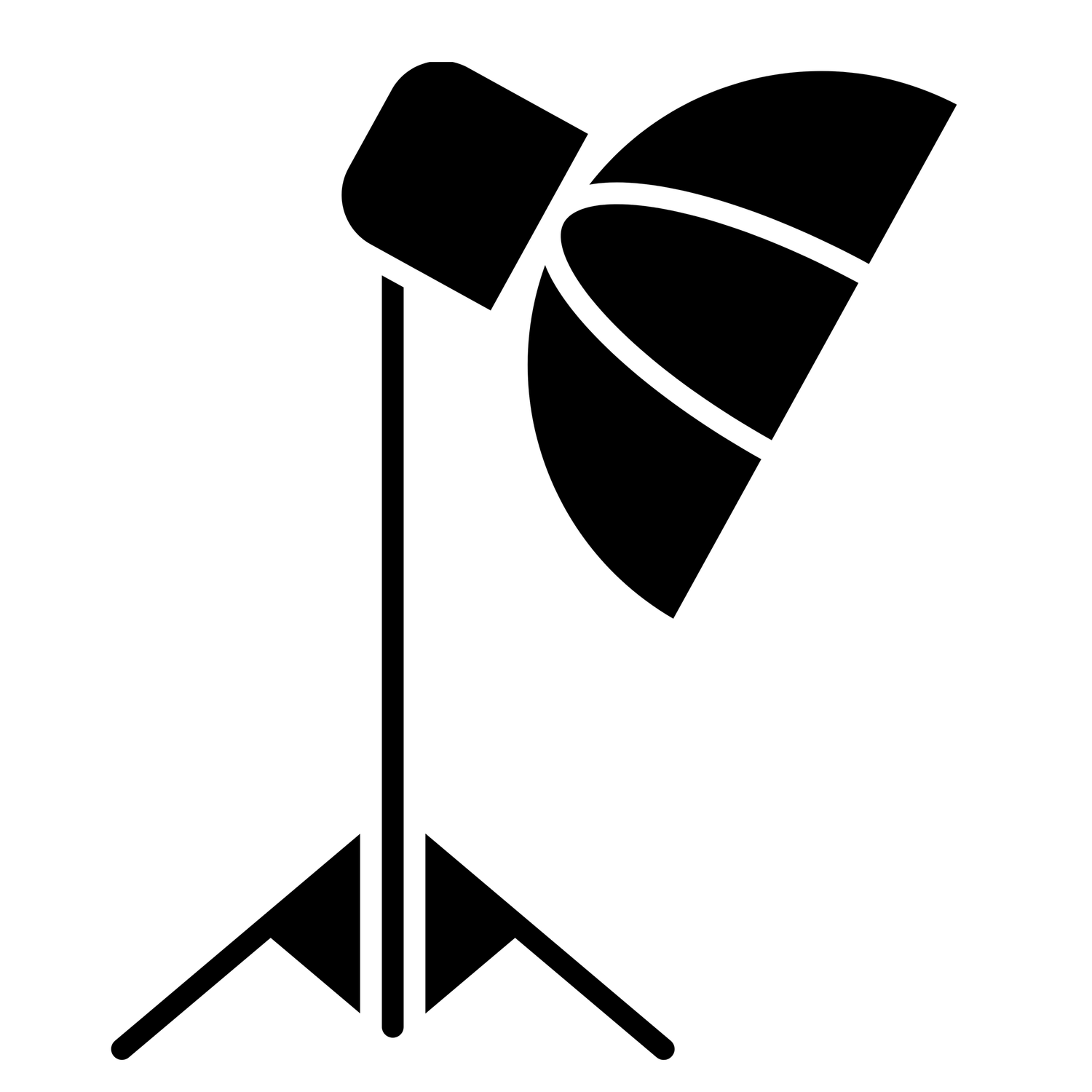 Black and white silhouette icons of business people in various professional poses arranged in a grid pattern.