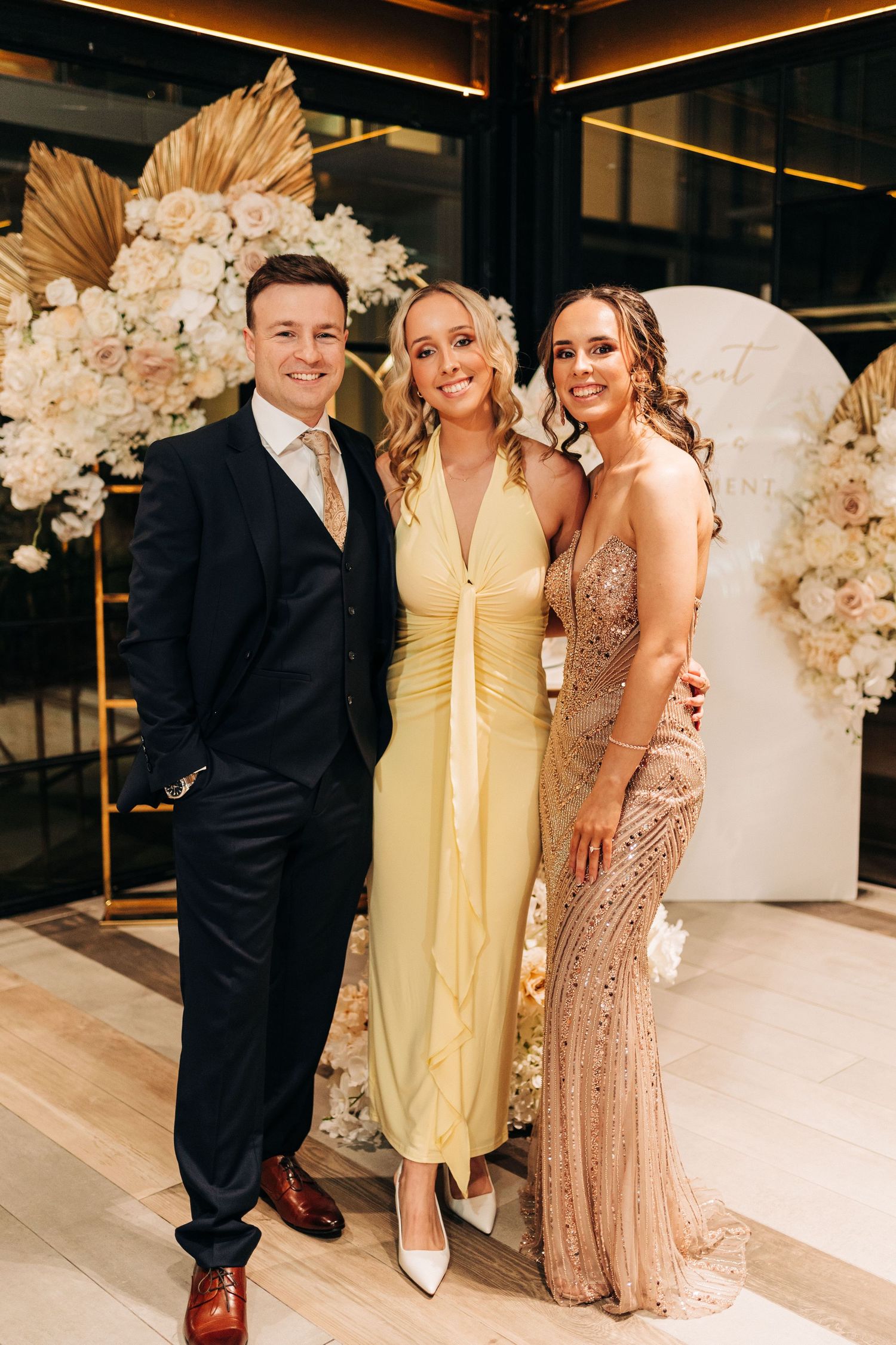 Family together at an engagement party in Melbourne