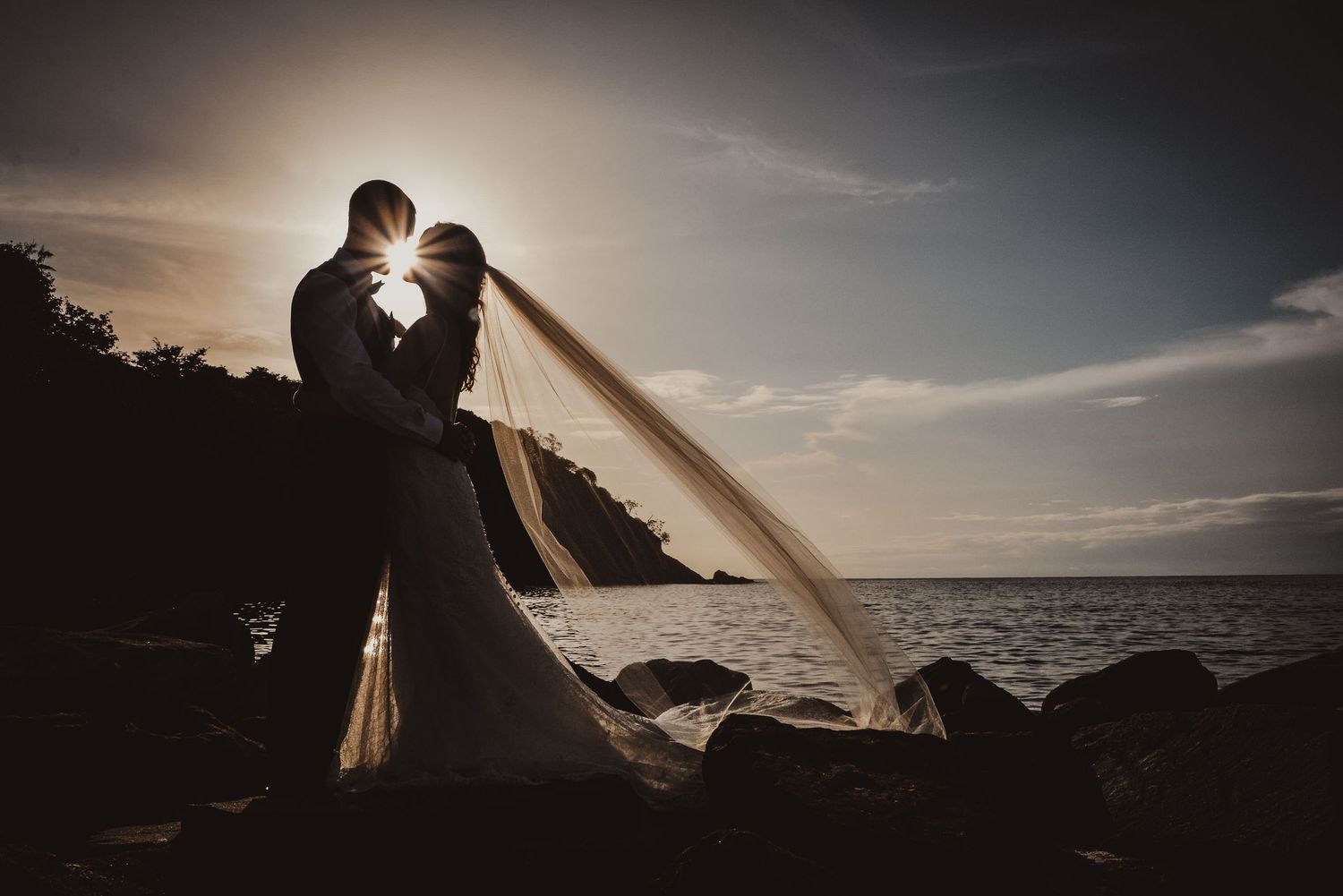 Wedding photography in tropical destination