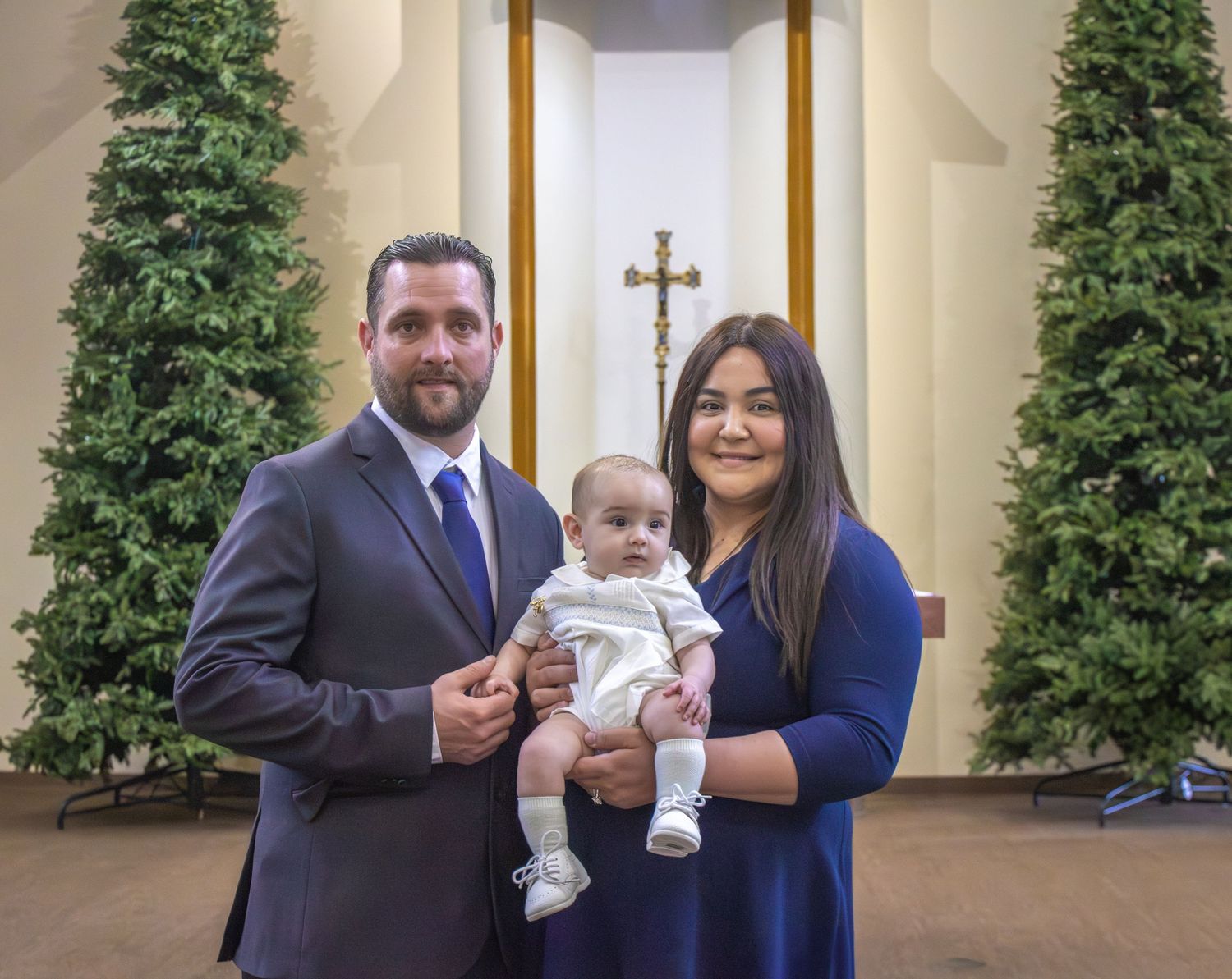 family at church