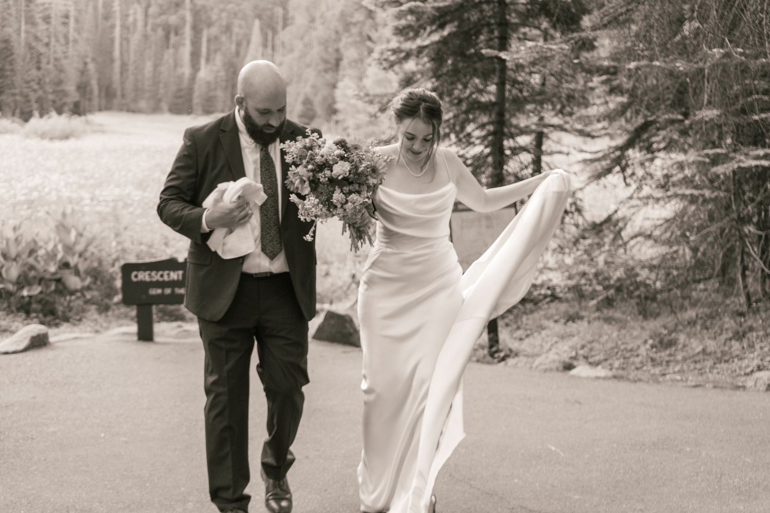 Cresent Meadow Elopement, Sequoia Moro Rock Elopement, Sequoia Elopement, Séquoia Summer Elopement