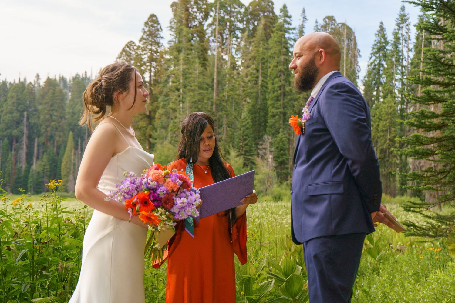Cresent Meadow Elopement, Sequoia Moro Rock Elopement, Sequoia Elopement, Séquoia Summer Elopement