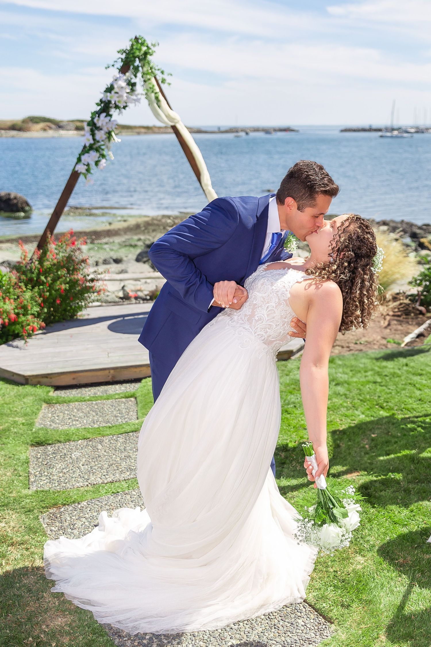 Bride and groom wedding portraits Victoria BC