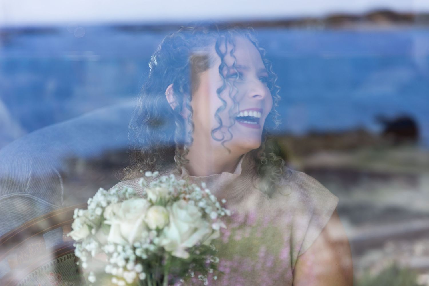 Intimate wedding photo in Victoria BC