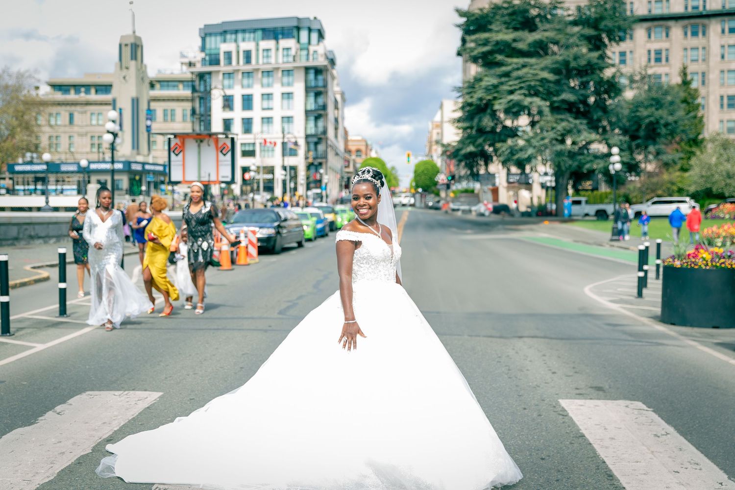 Bride and groom wedding portraits Victoria BC
