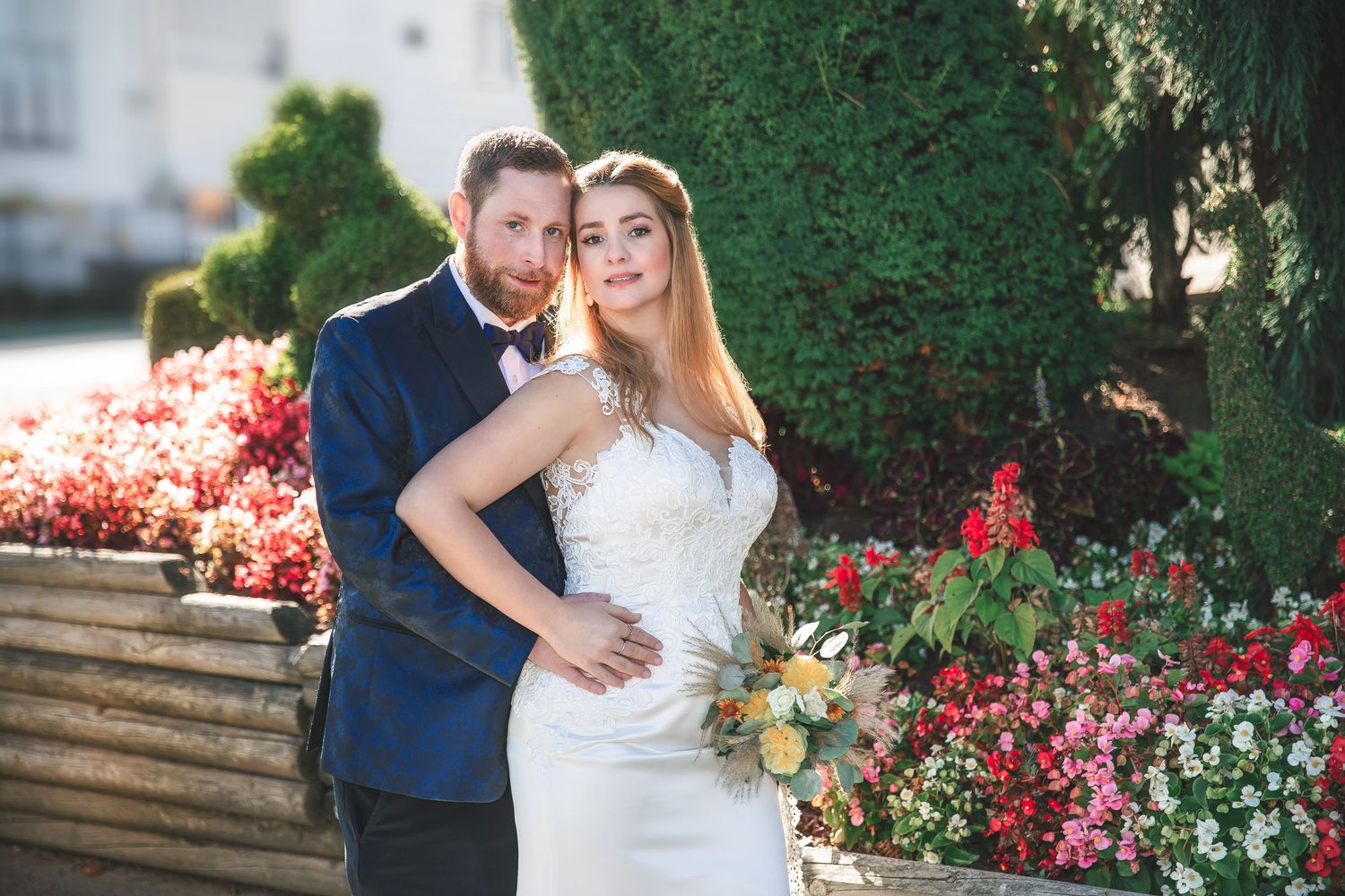 Intimate wedding photo in Victoria BC