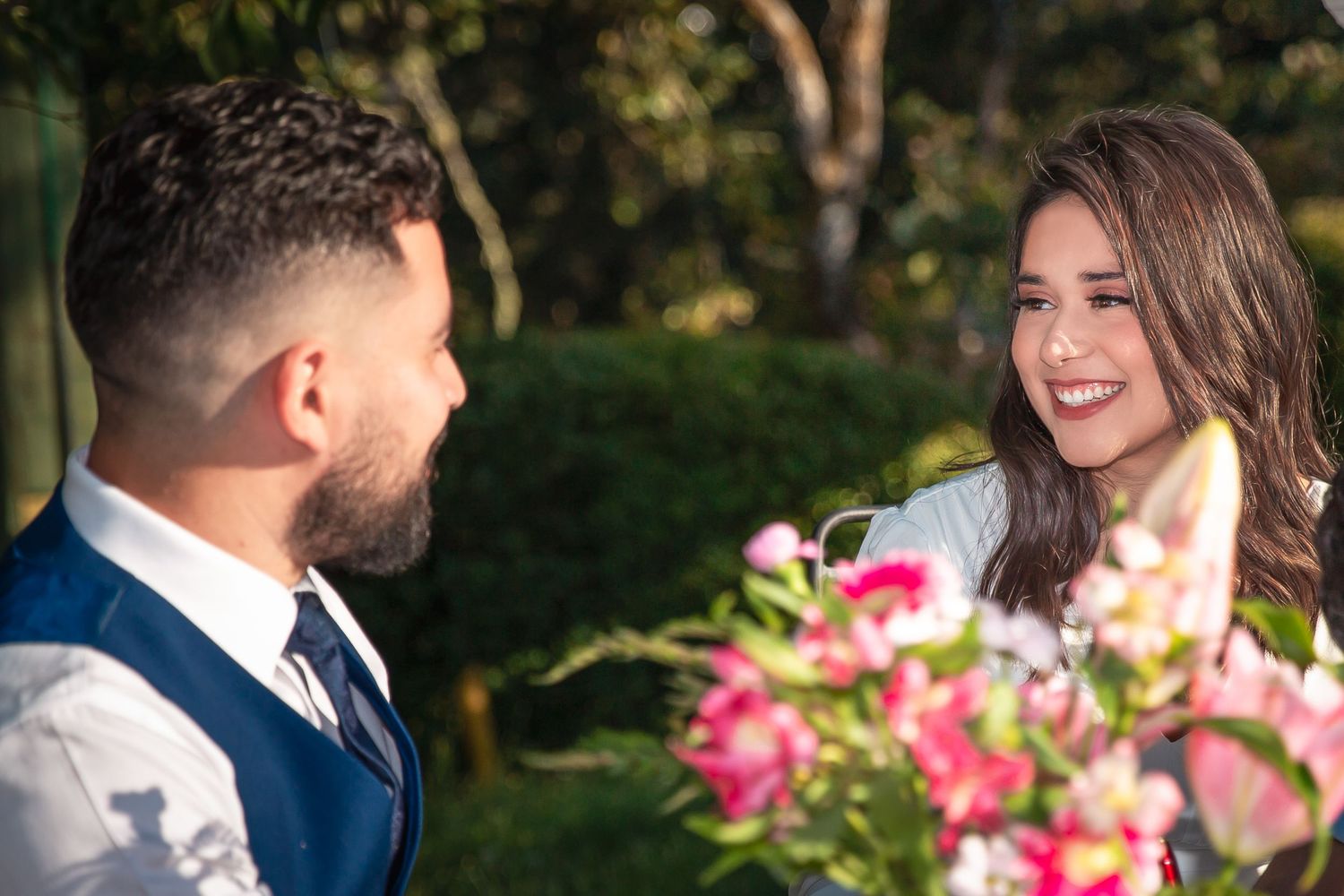 Intimate wedding photo in Victoria