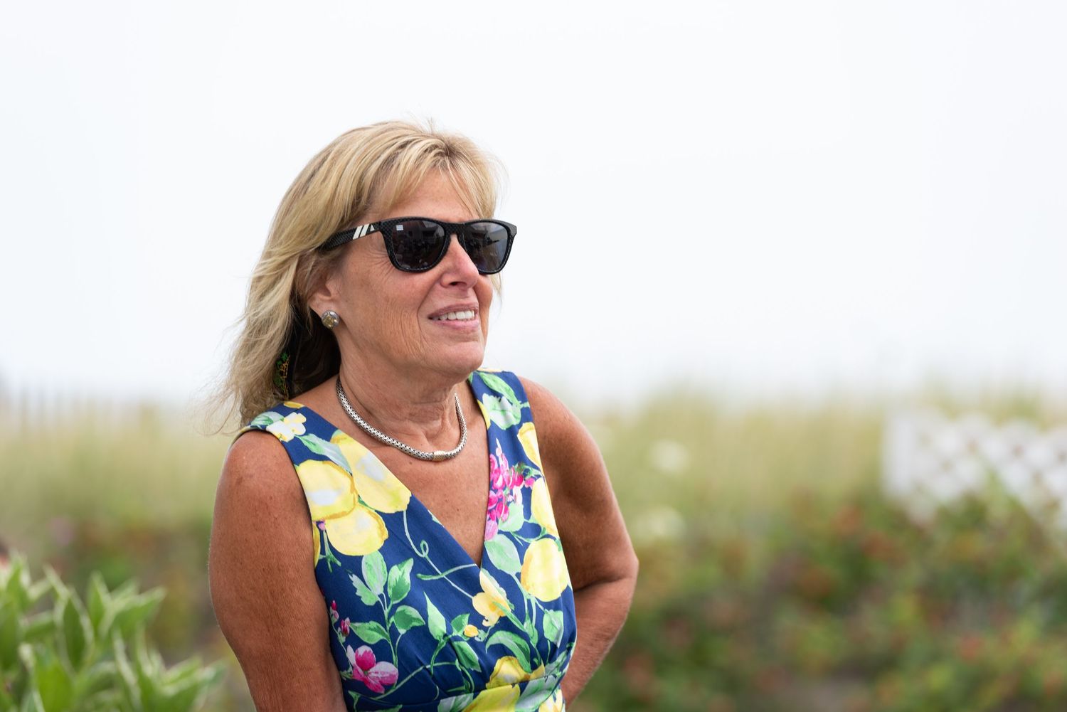 Women & guests enjoy a bridal shower on scenic Nantasket Beach in Hull, MA with Leah Ramuglia Event Photography.