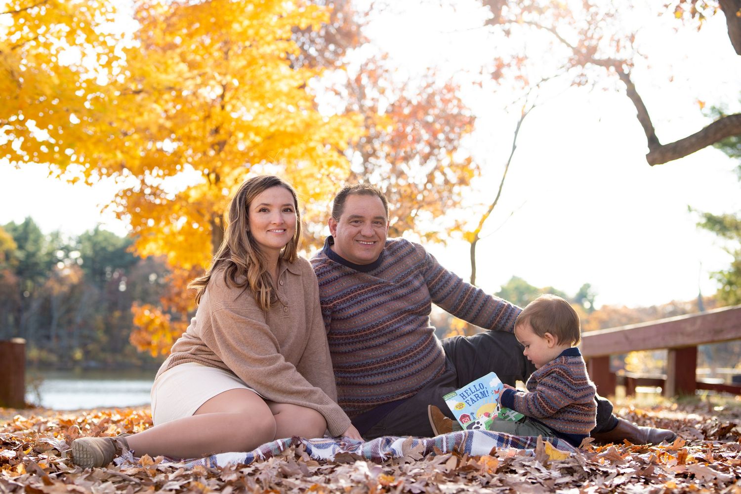 Mini Session - Fall Foliage - Professional Portraits with Leah Ramuglia Photography at Blue Hills Reservation on Boston's South Shore Milton
