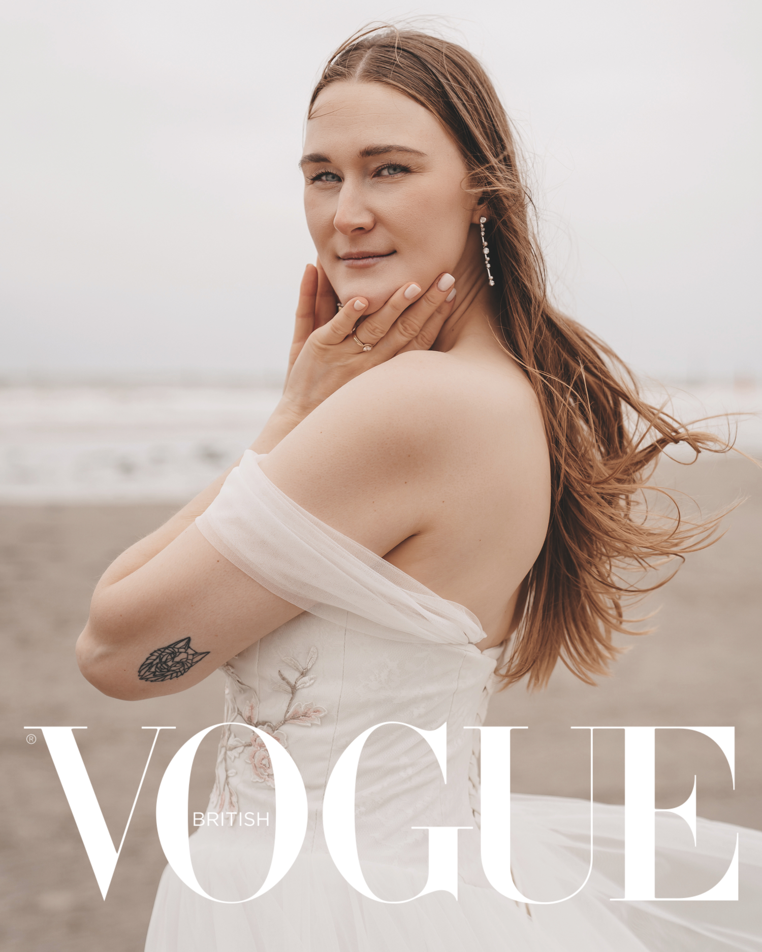 VOGUE Feature: Braut am Strand, Foto von Eileen Camin