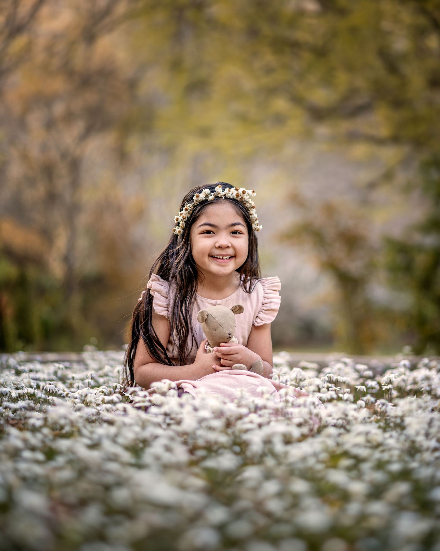 Sesión de fotos infantil en exteriores en Neuquén