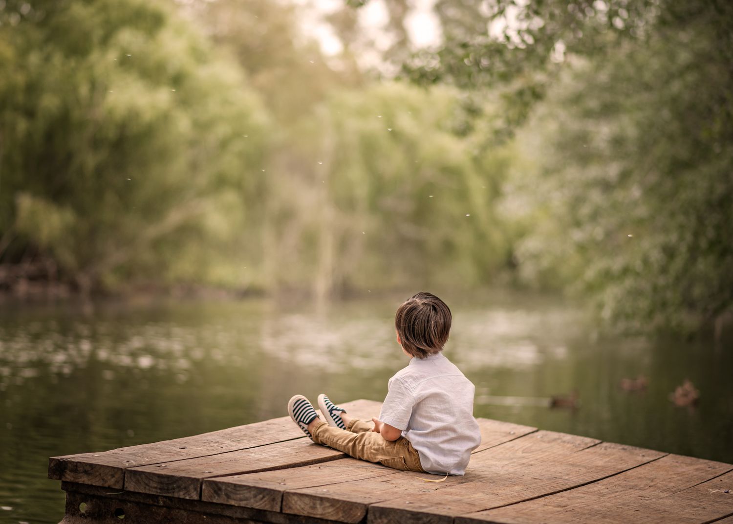Sesión de fotos infantil con luz natural