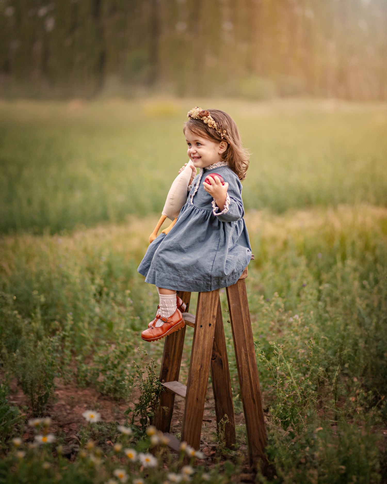 Sesión de fotos para niños pequeños