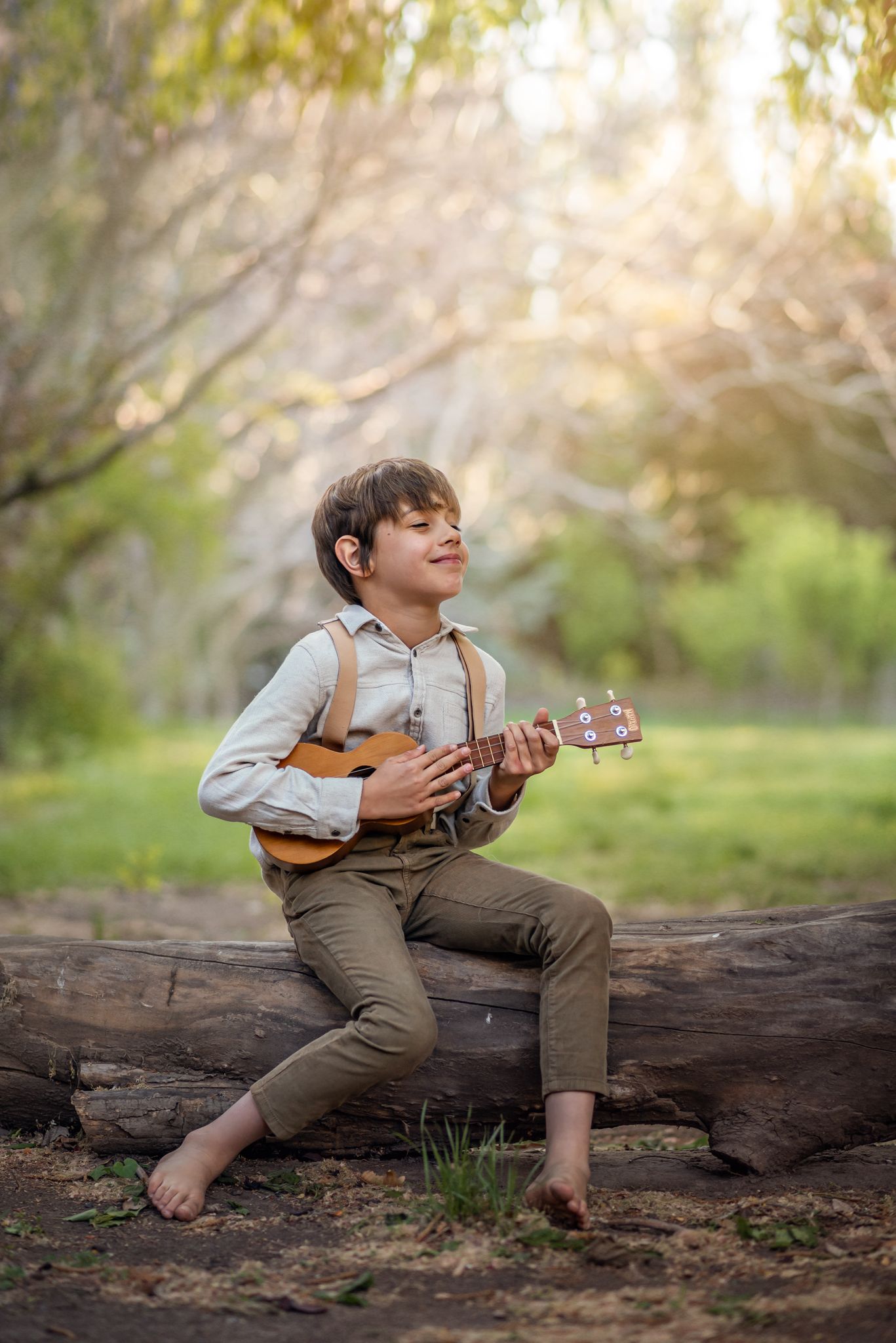 Retrato espontáneo de infancia en Neuquén
