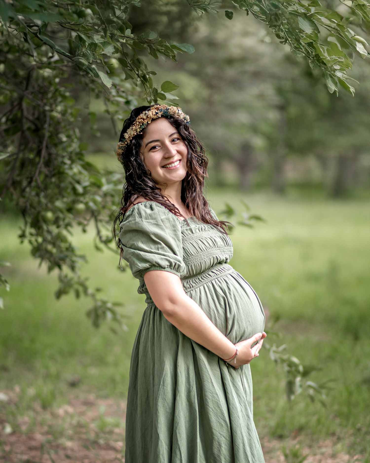 vestuario incluido en sesiones de maternidad