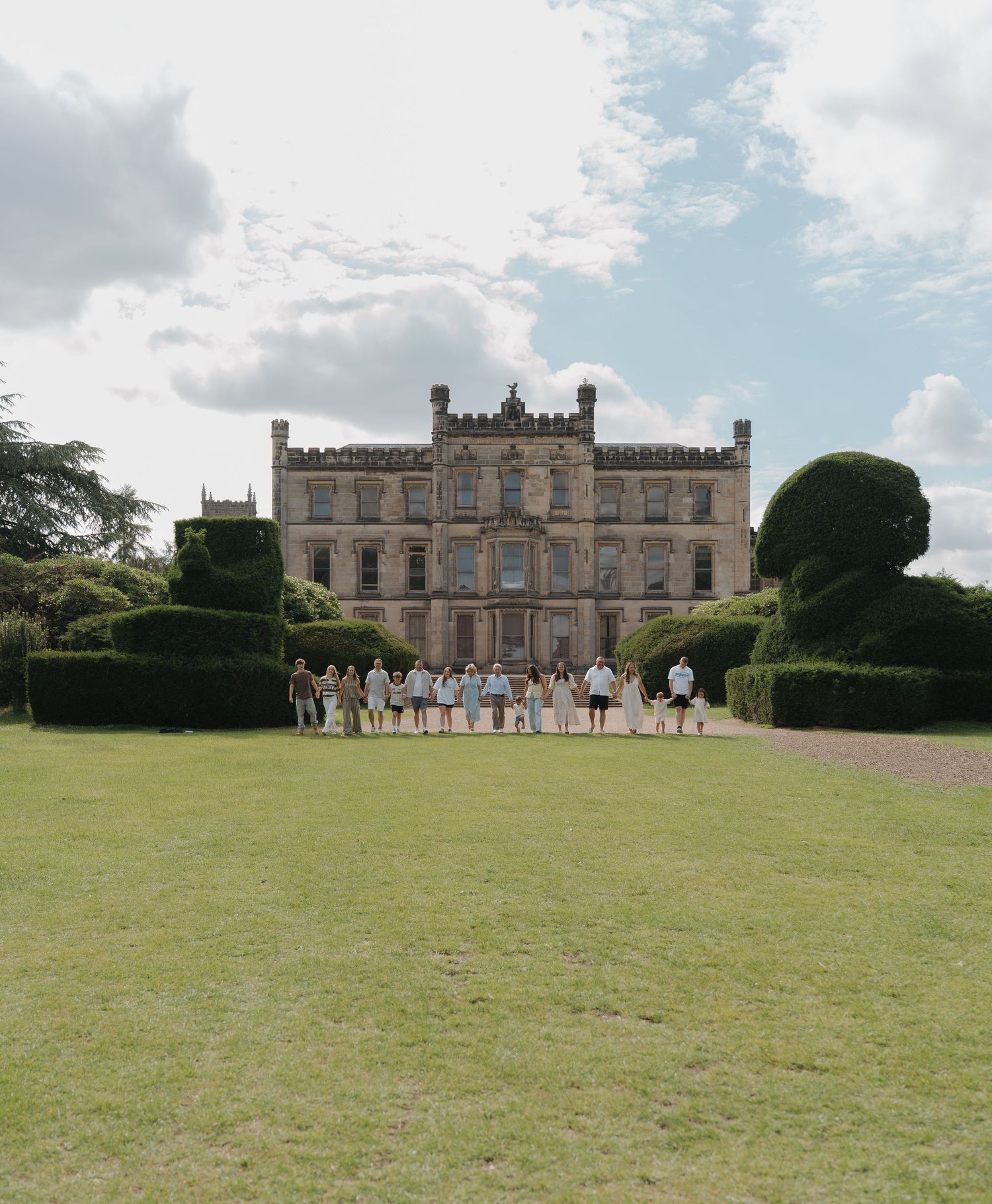 Family Photography in Derbyshire. Generational family session at Elvaston Castle.