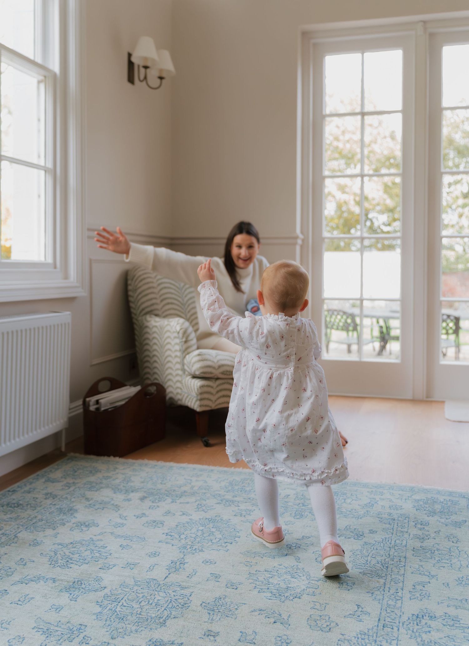 Candid photography of a family at home shoot in Derbyshire, taken by Shots by Maz Photography.
