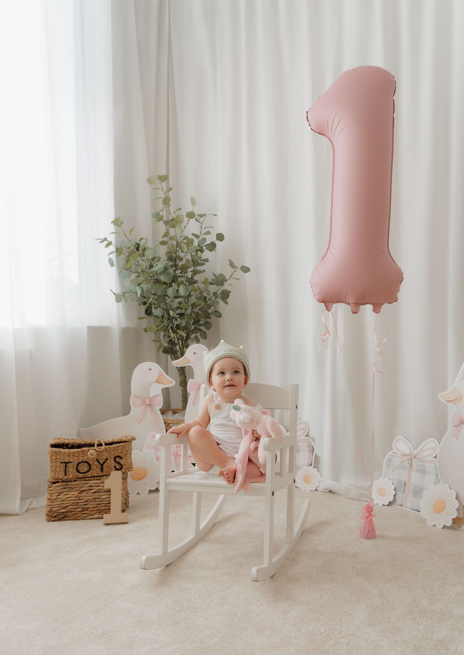 Natural milestone photography in a home studio in Shelton Lock, Derby. Captured by Shots by Maz Photography.