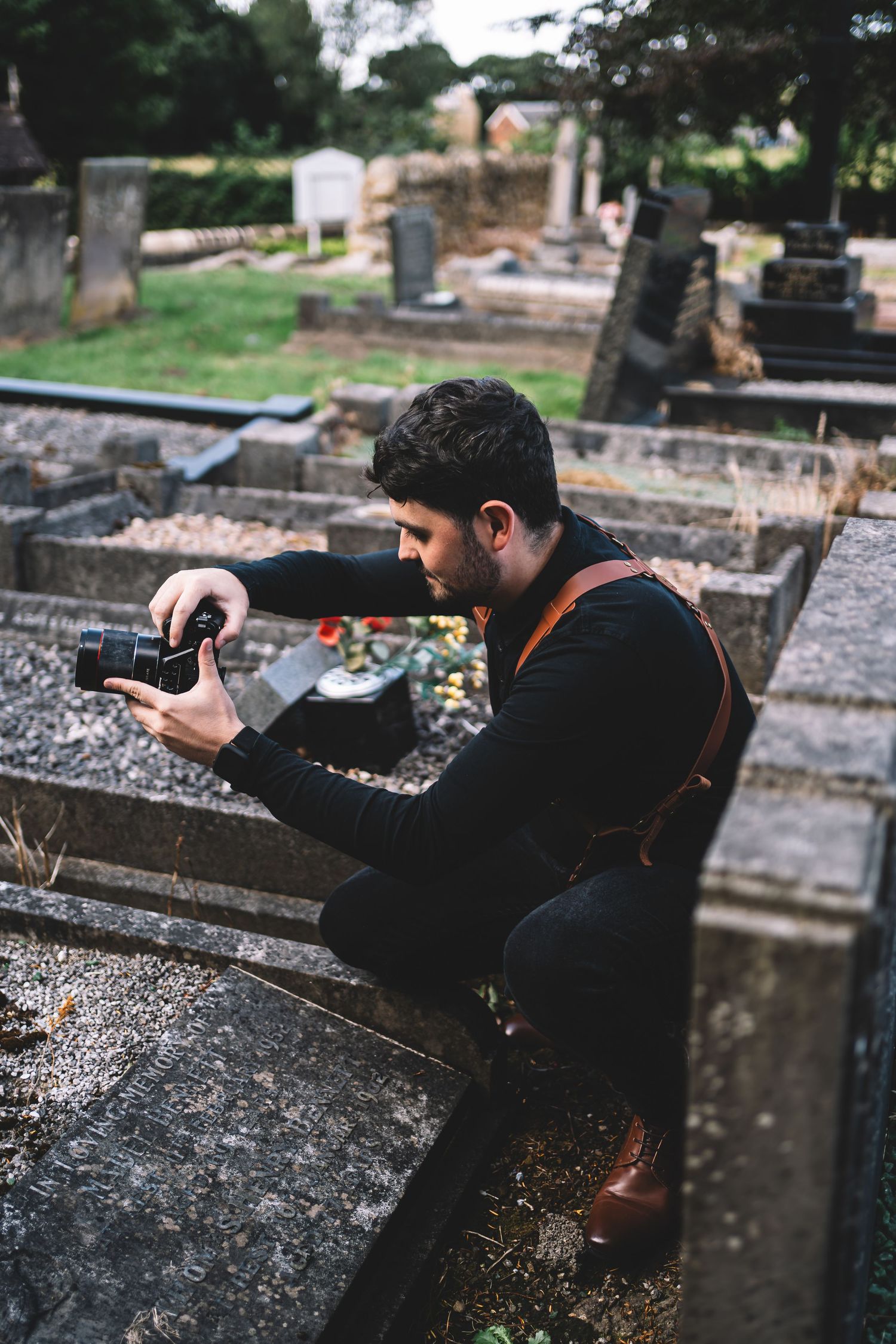 Photographer working