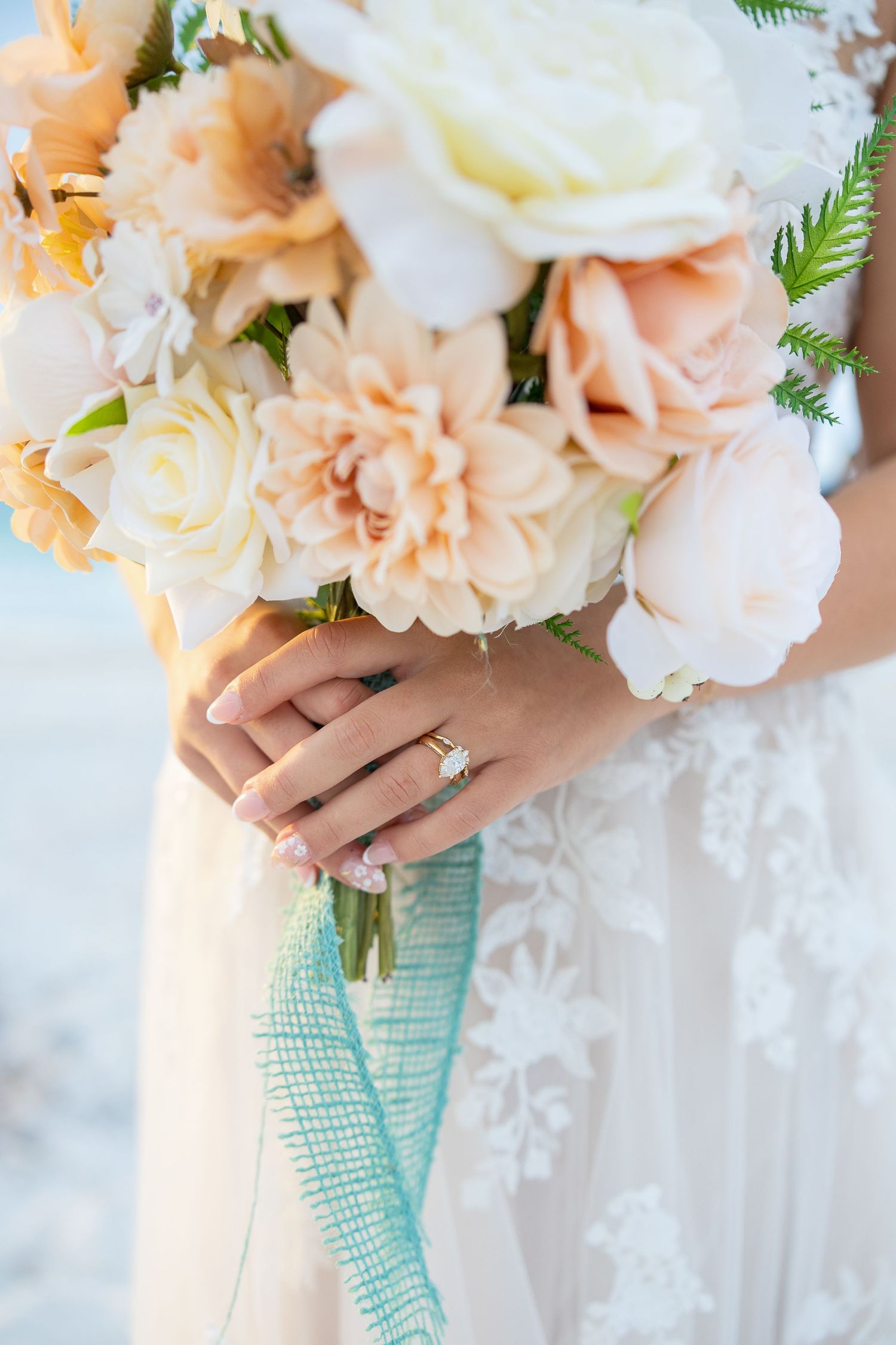 Sarasota wedding photographer capturing bridal details