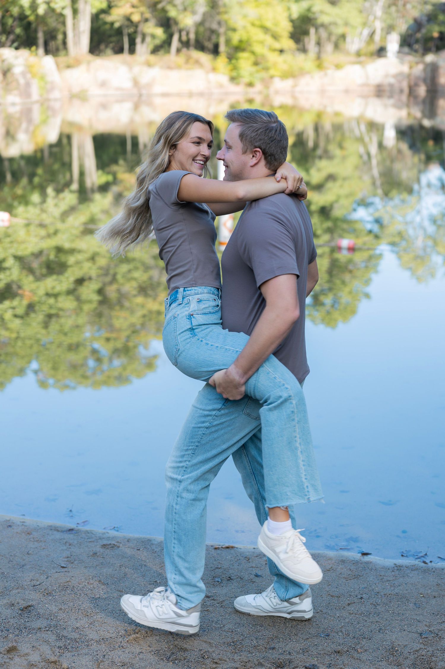 Crosslake MN Engagement Photo