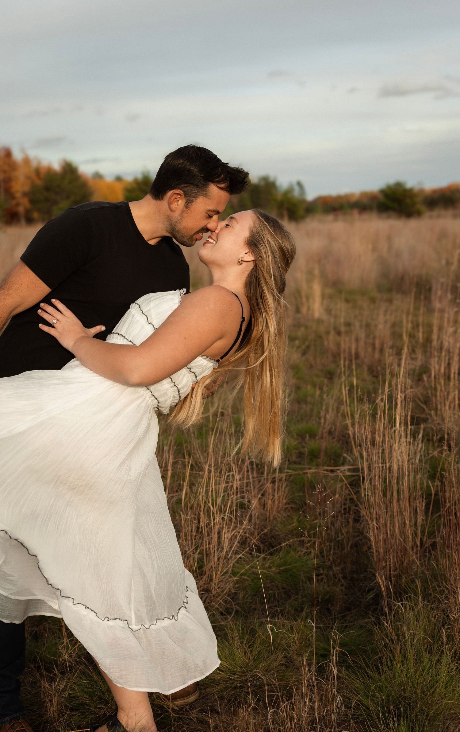 Crosslake MN Engagement Photo