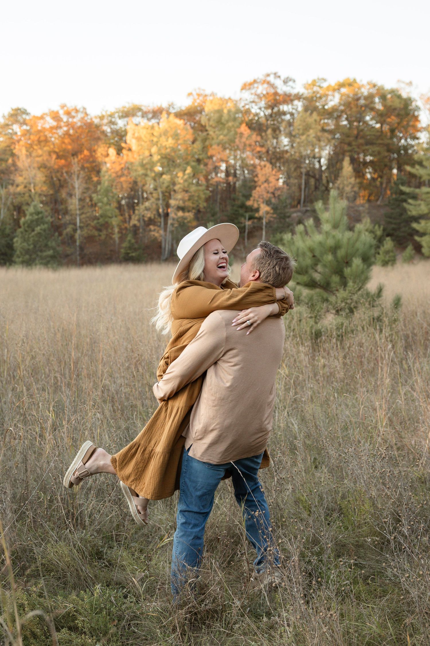 Crosslake MN Engagement Photo