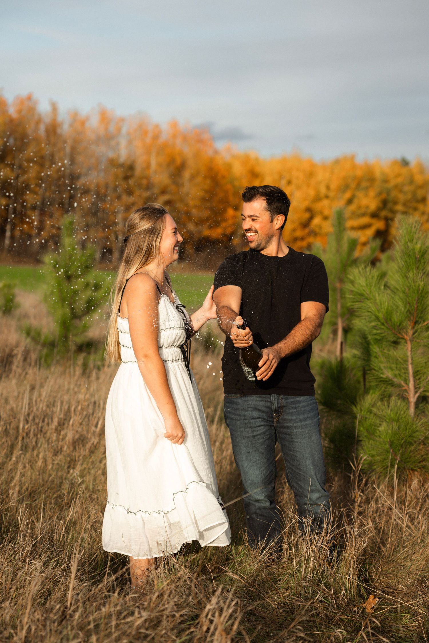 Crosslake MN Engagement Photo