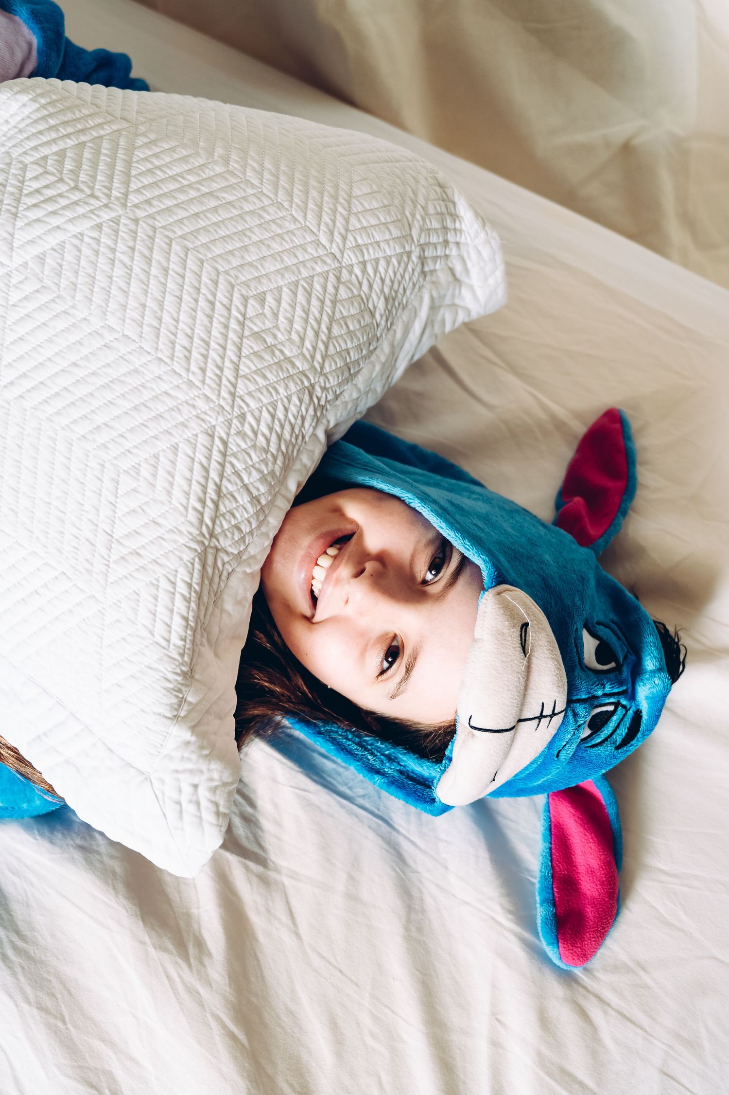 Ensaio infantil com luz natural.
