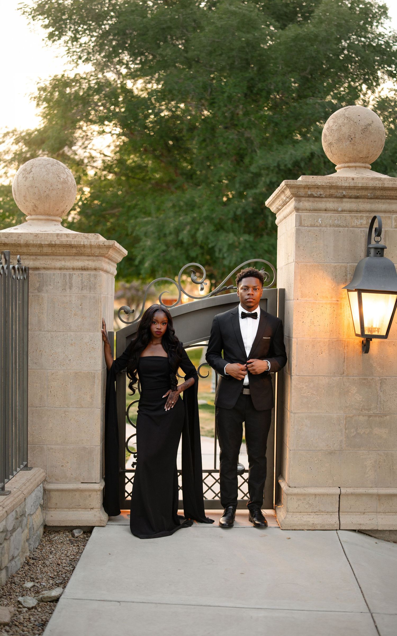 Candid engagement photos capturing Black love in Scottsdale Arizona
