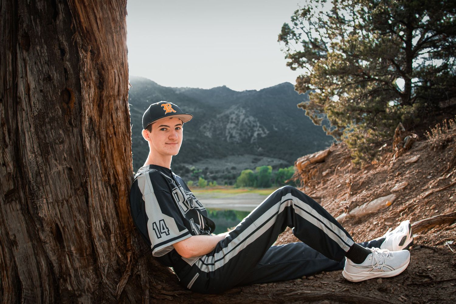 Senior year photo in Colorado