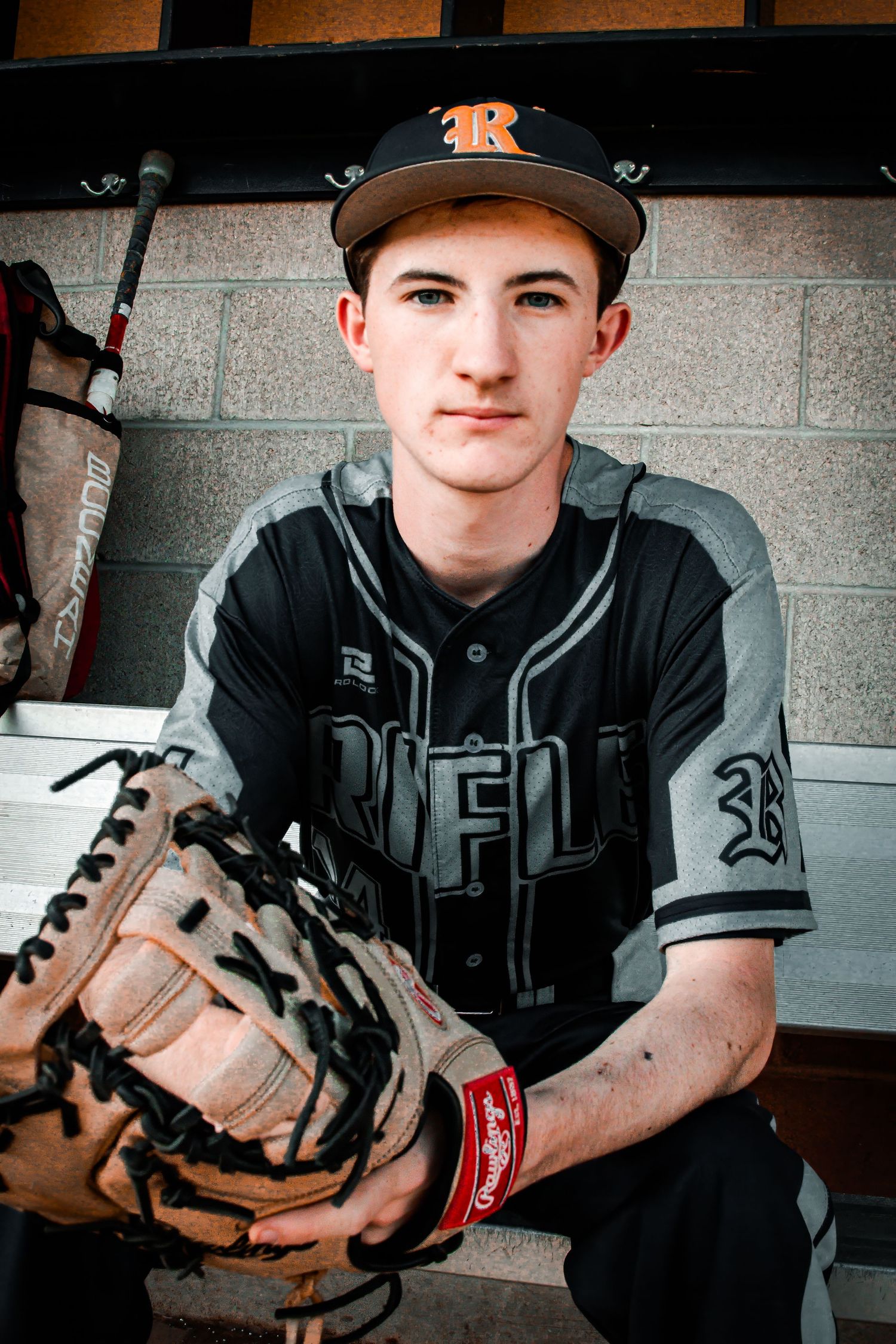 Senior year photo in Colorado