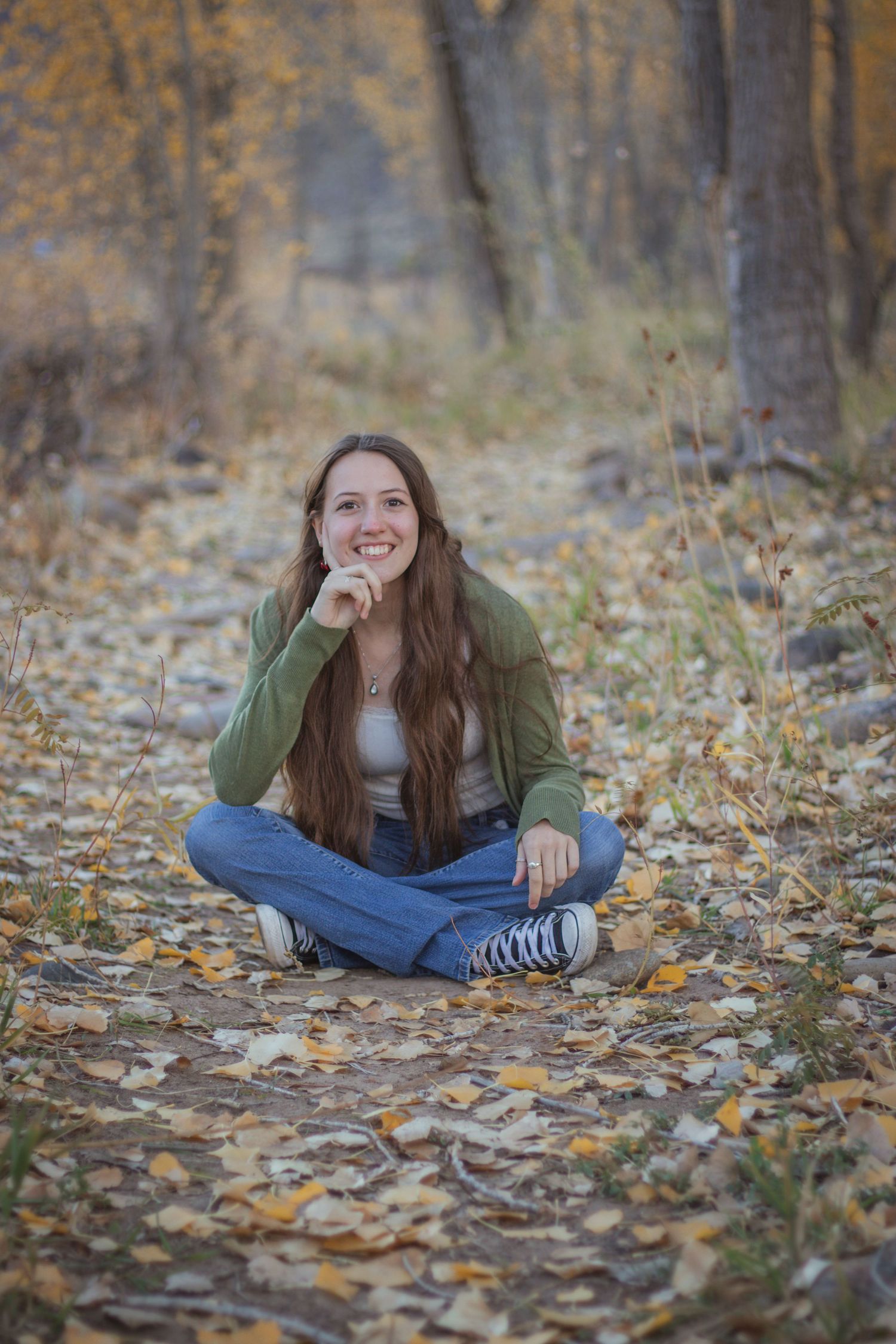 Senior year photo in Colorado