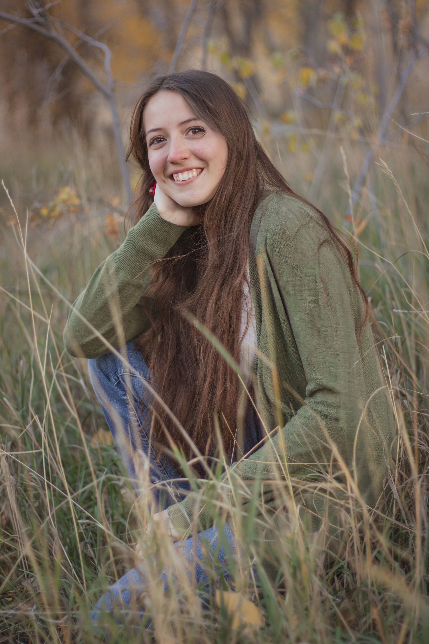 Senior year photo in Colorado