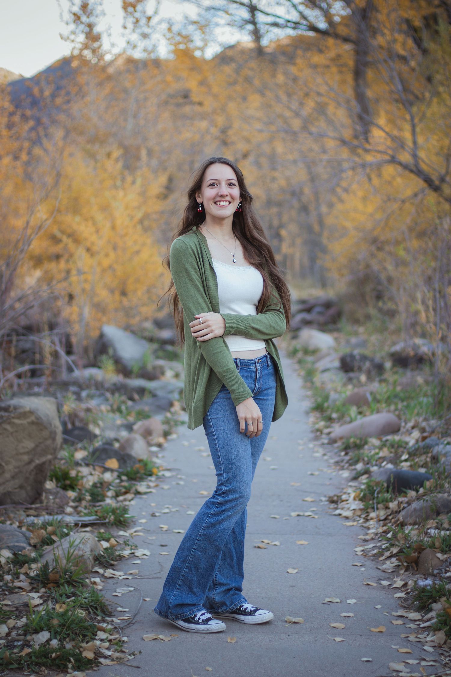 Senior year photo in Colorado