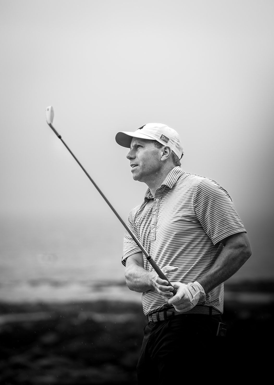 Golfer playing at Kingsbarns Links