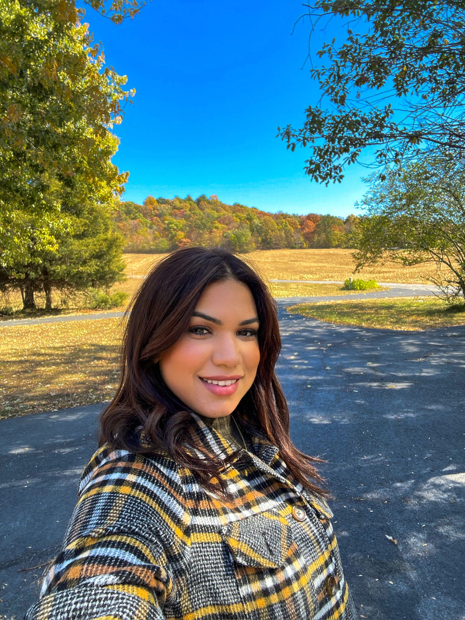 self portrait outdoors