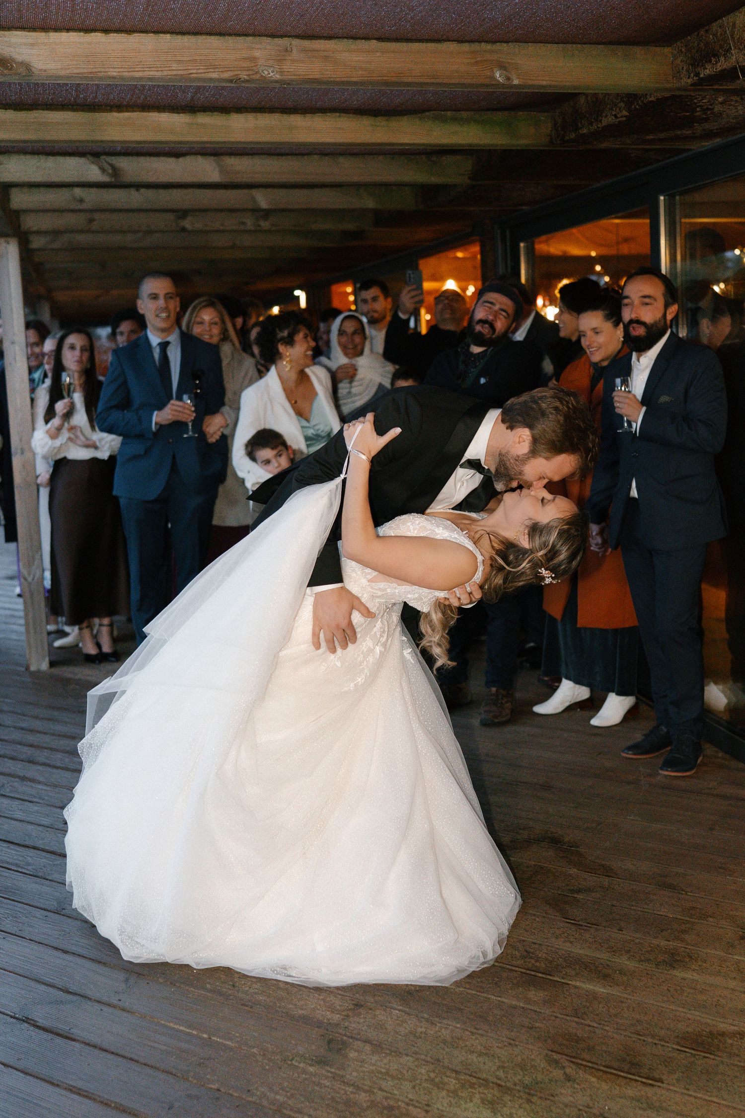 First dance of Sofia and João in Charm Nature Boutique Hotel in Sintra