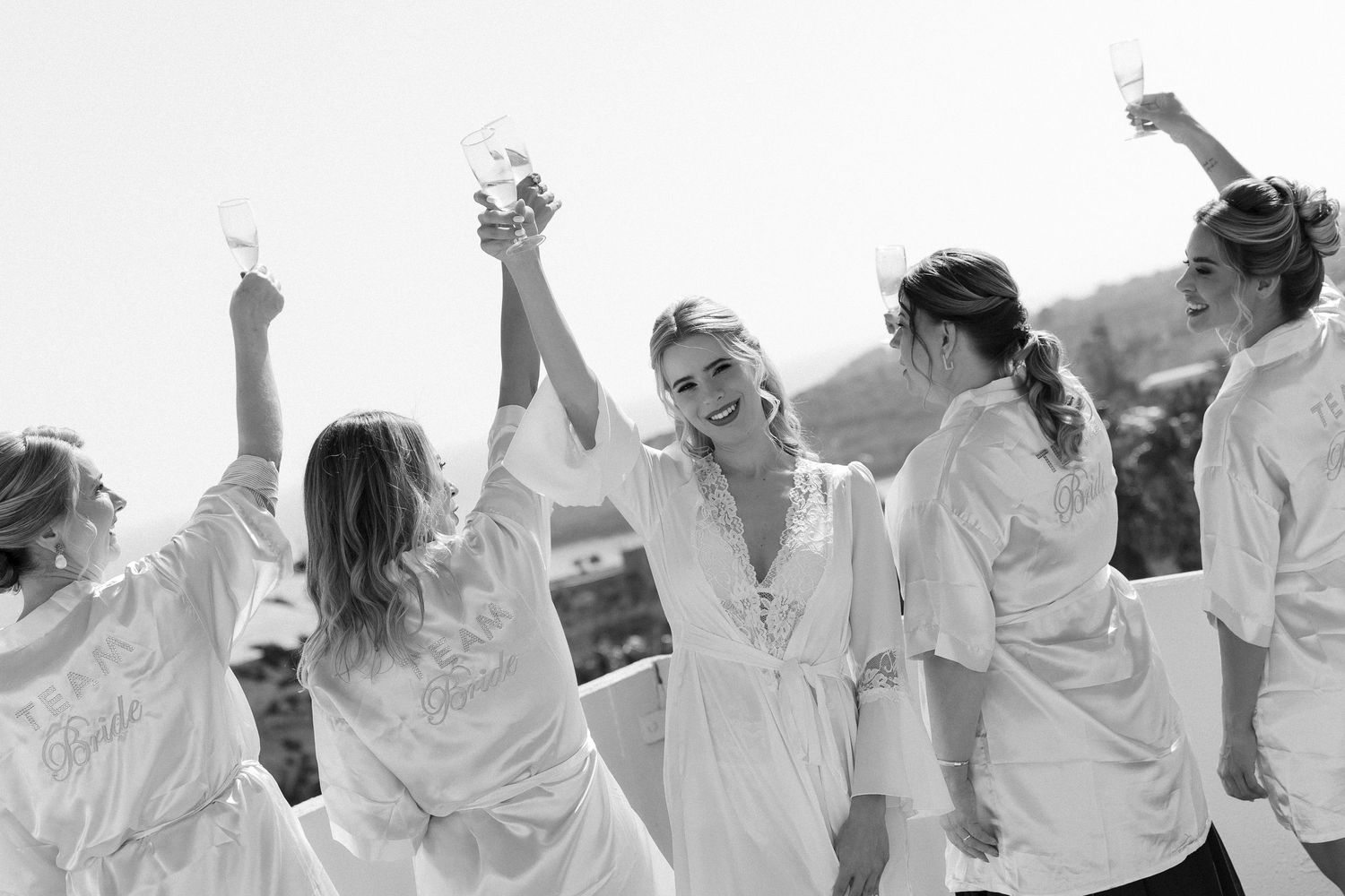 Bridal party at the pestana viking resort in the algarve