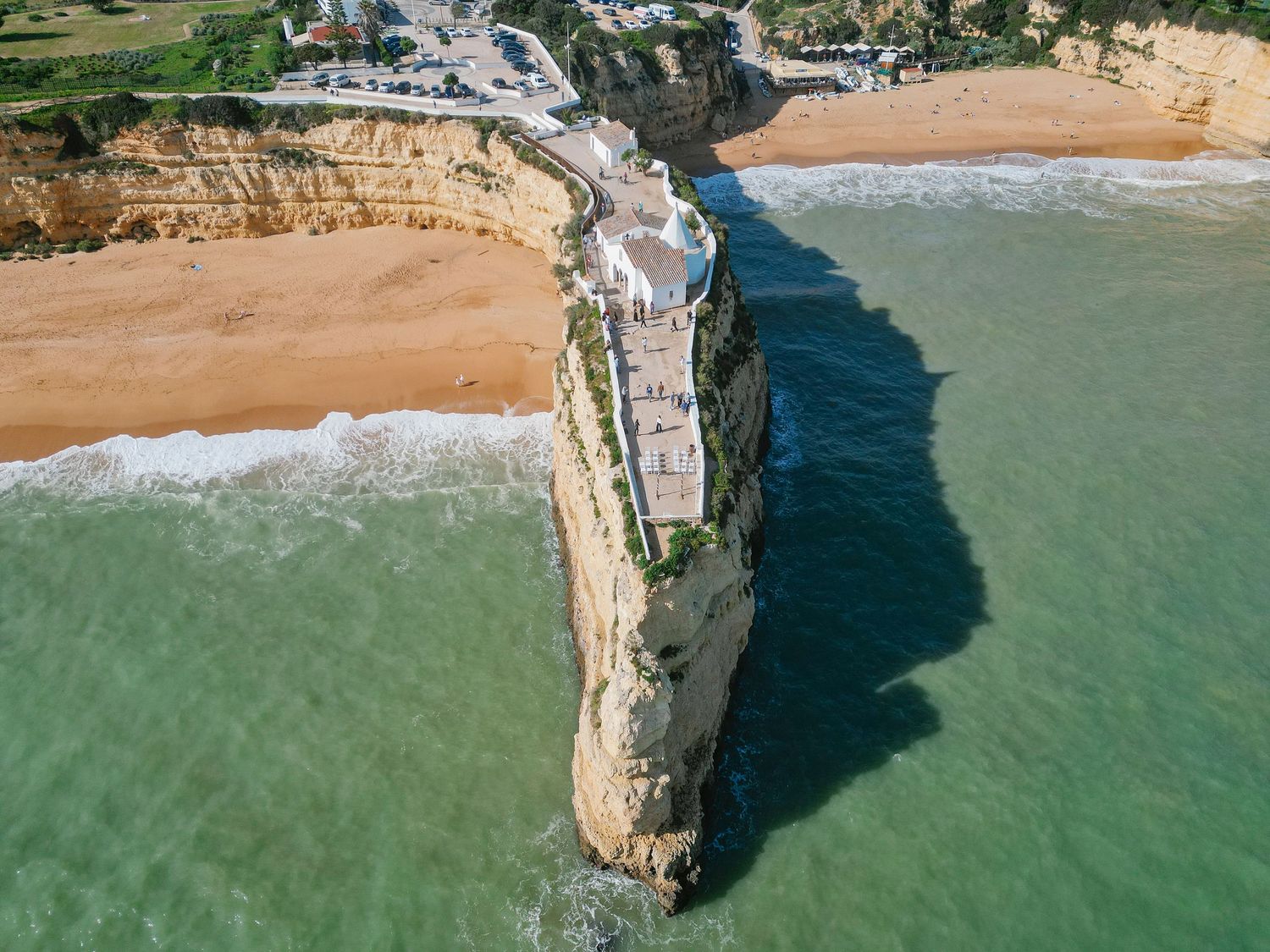 Drone wedding photo Algarve at Nossa Senhora