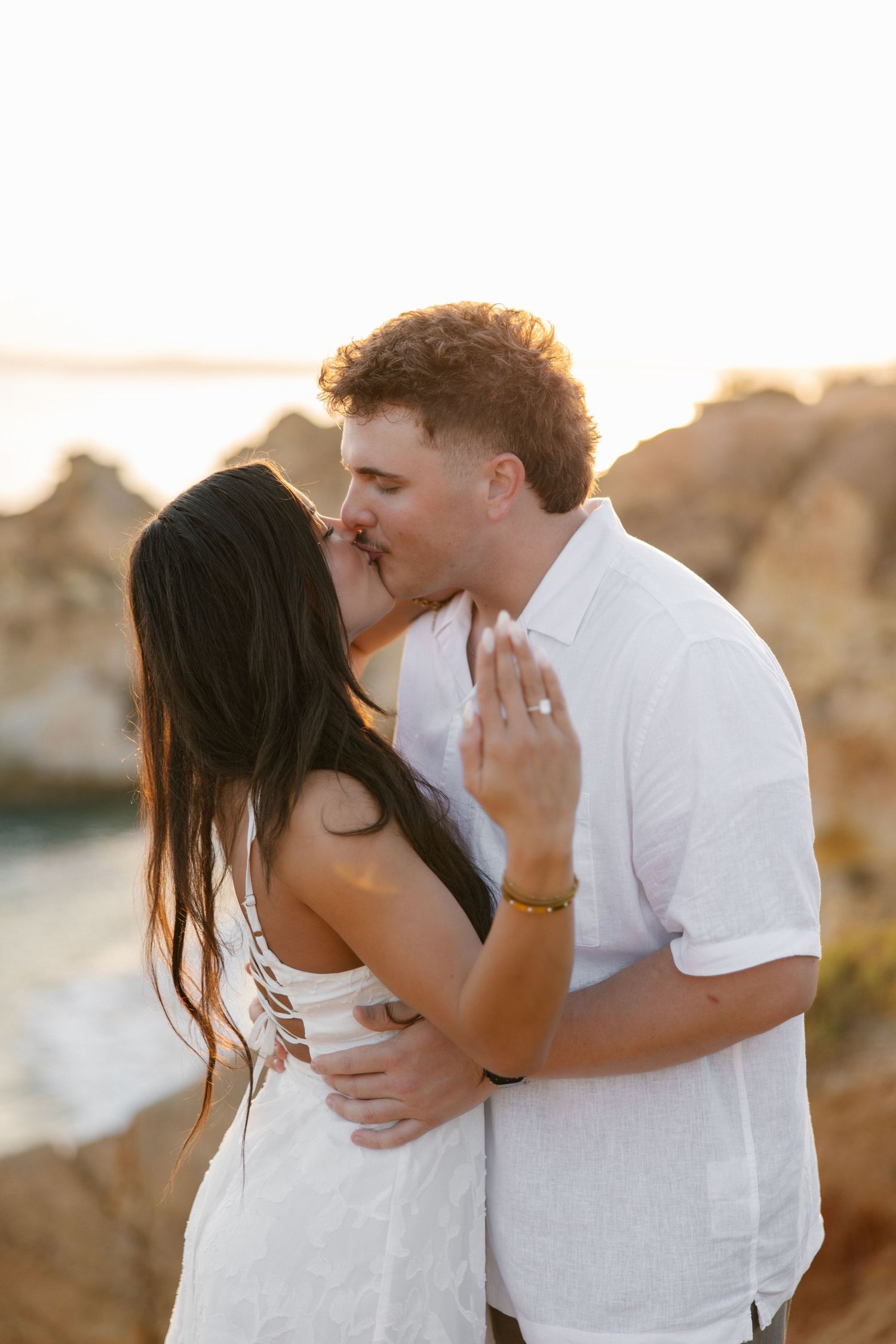 Proposal at Três Irmãos beach Alvor Portugal, photoshoot