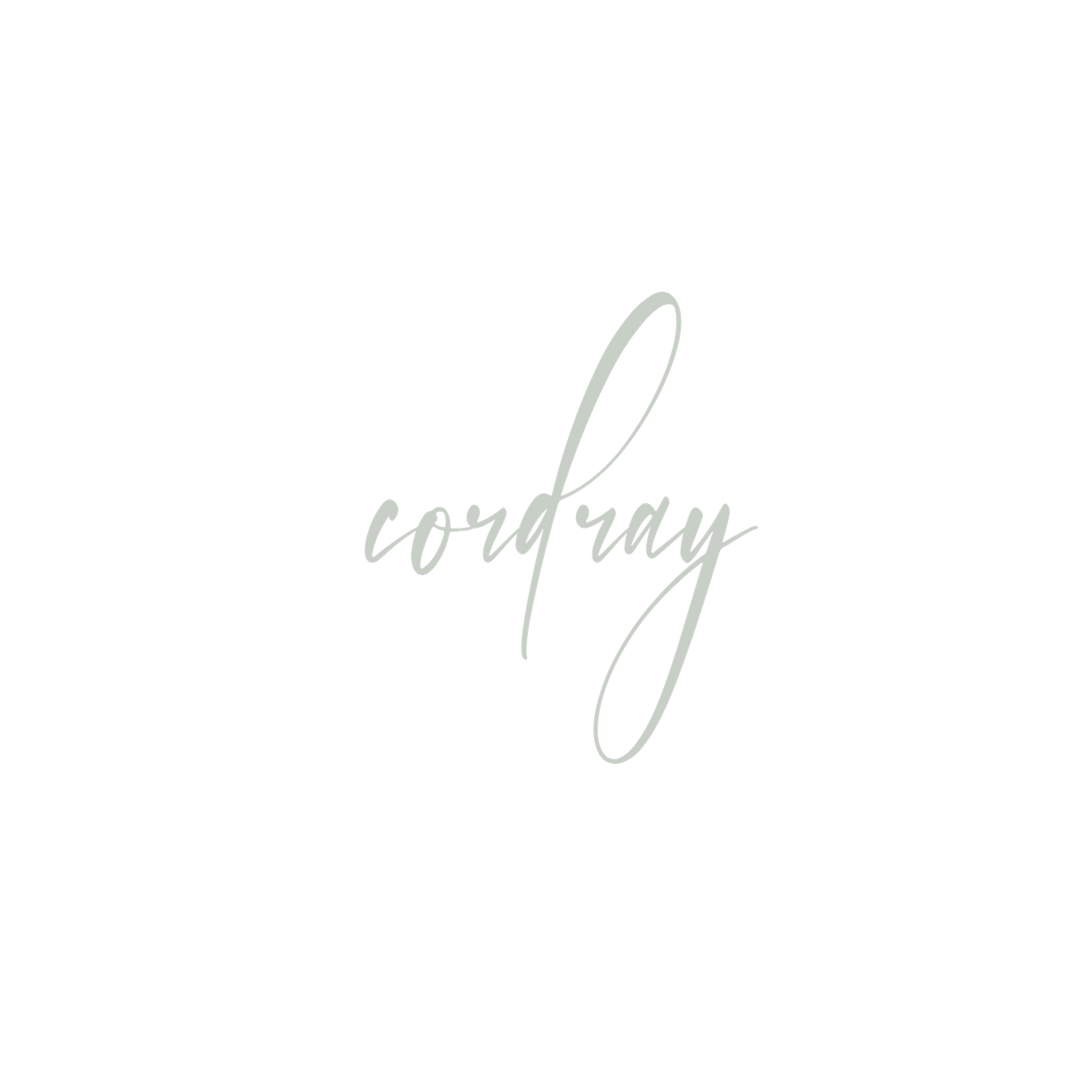 Elegant cursive text reading 'cordially' in white against black background.