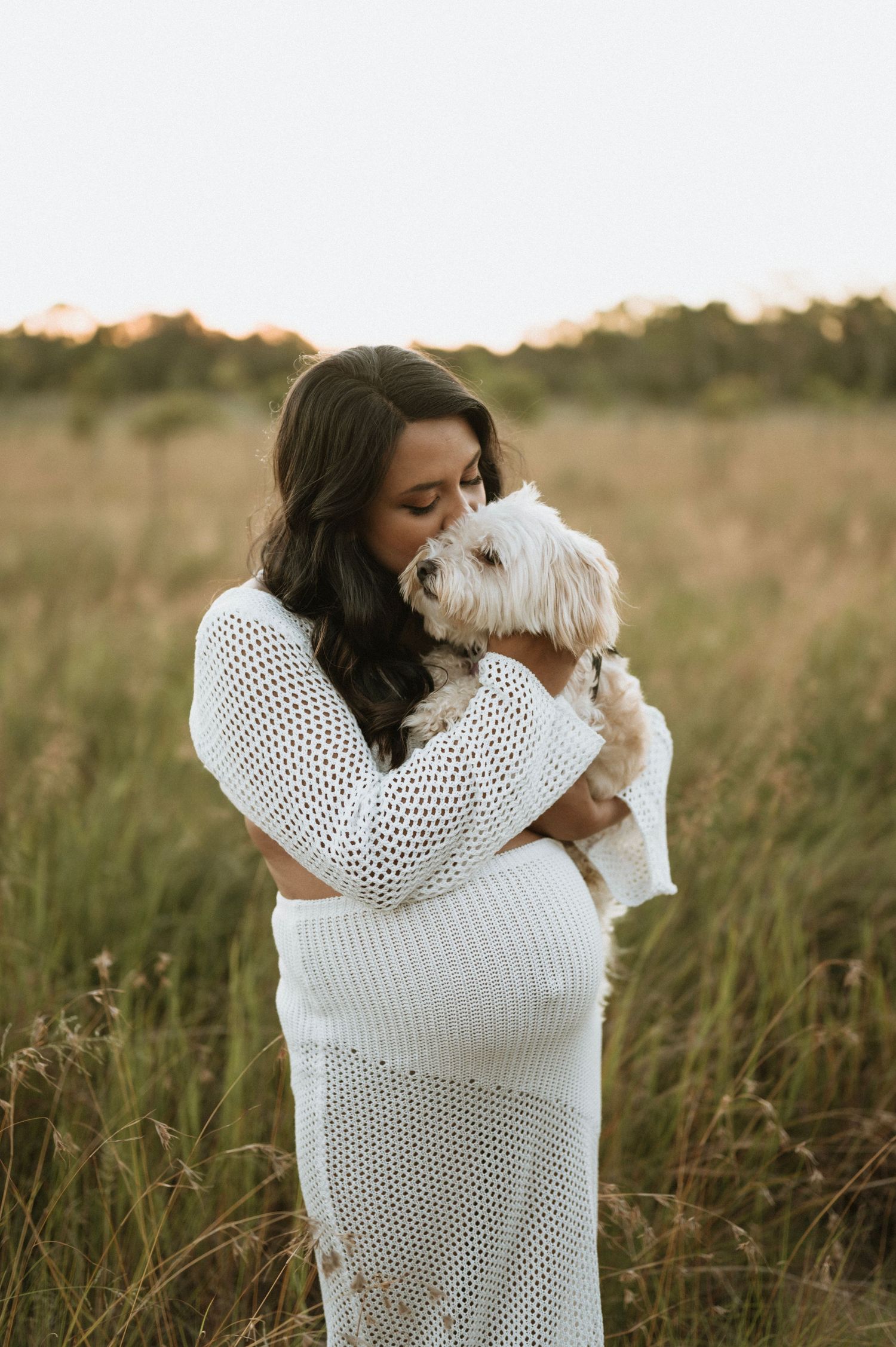 Penrith maternity session outdoors at sunset