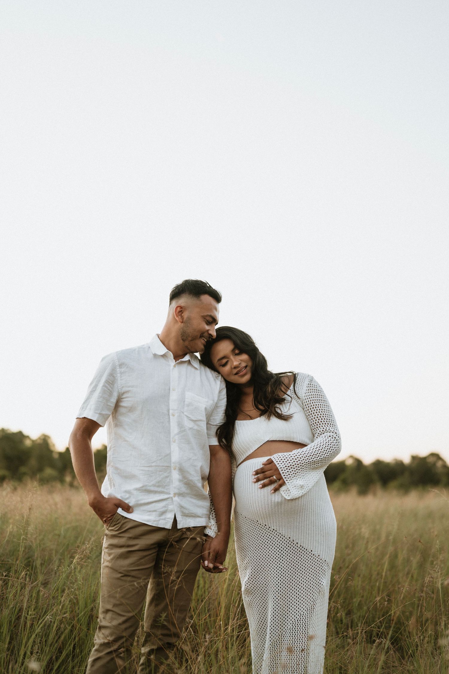 Penrith maternity session outdoors at sunset