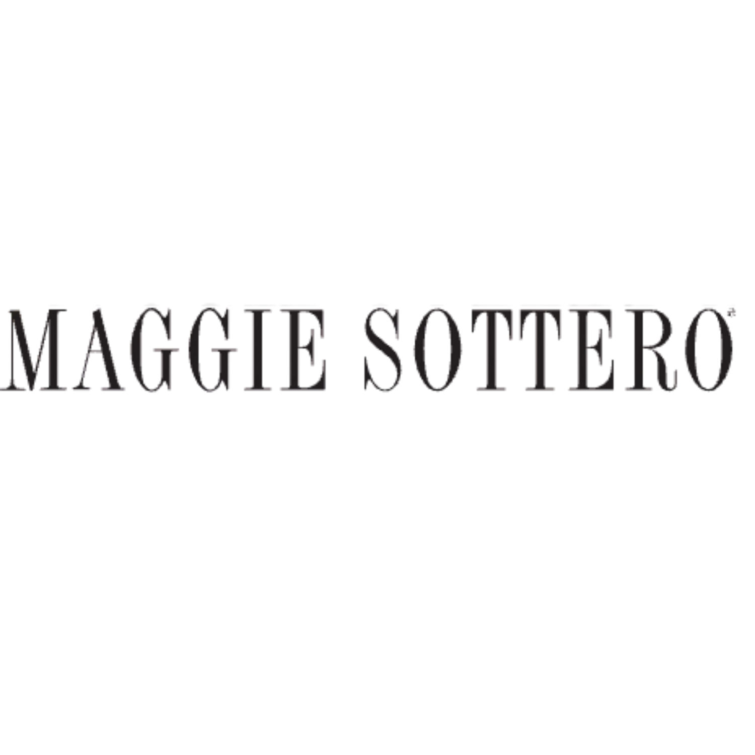 Maggie Sottero bridal fashion brand logo in elegant serif typography on white background.