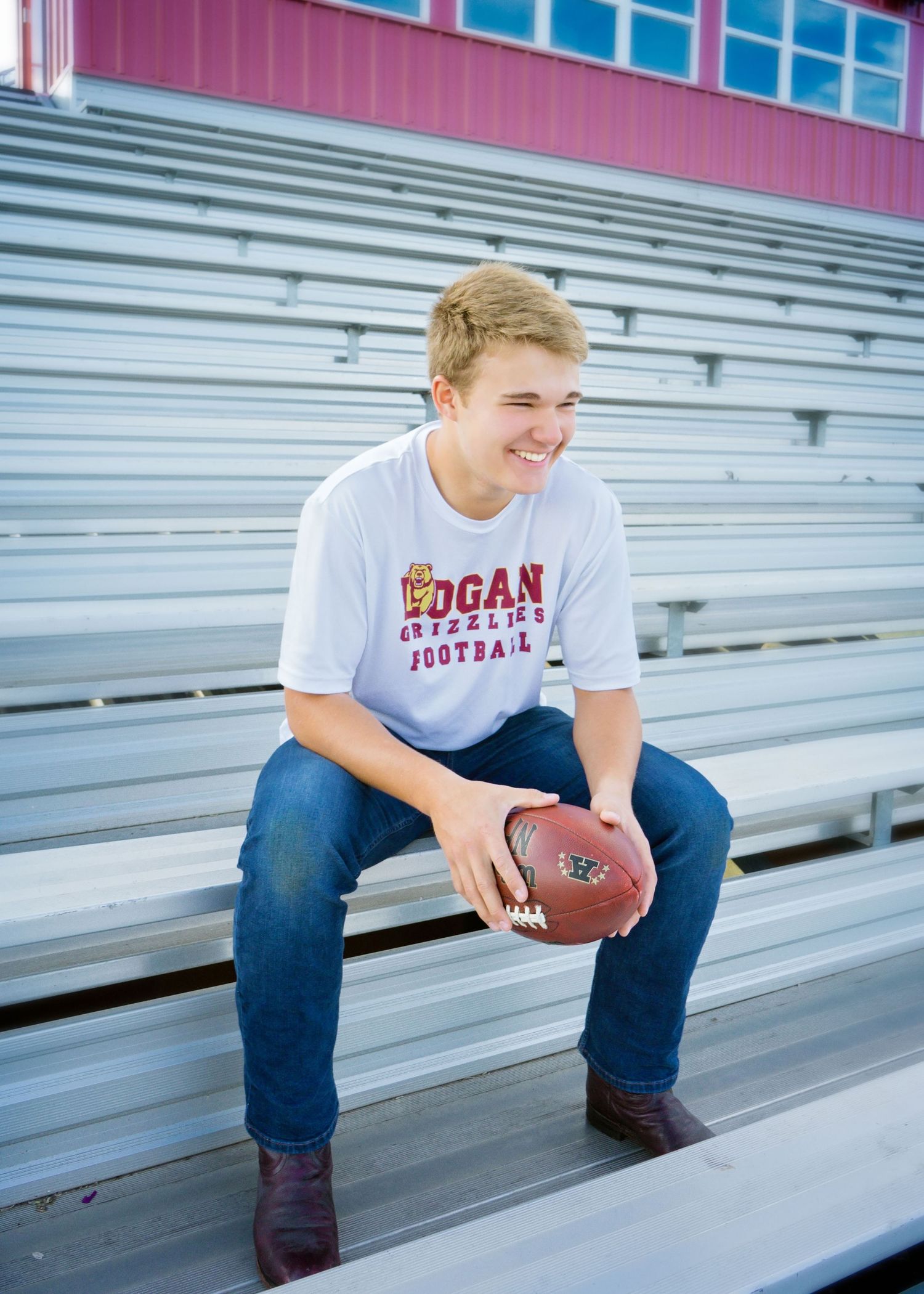 high school senior portrait in logan utah