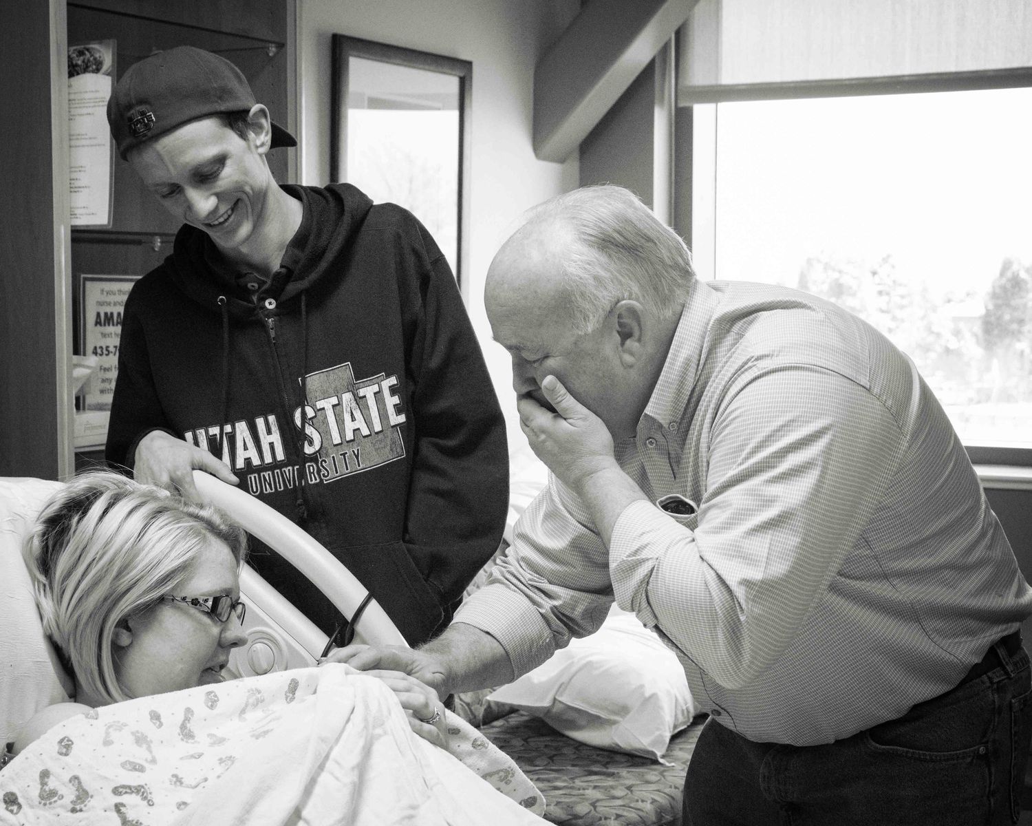 grandpa meeting first grandchild